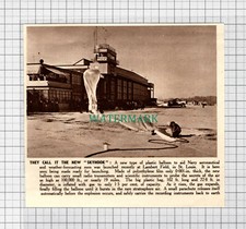 C5025) Skyhook Navy Weather Balloon -1950 Clip