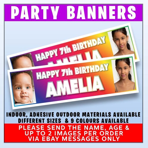 Personalised photo banner - personalised,