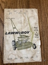 Vtg Lawn Boy Mower Manual