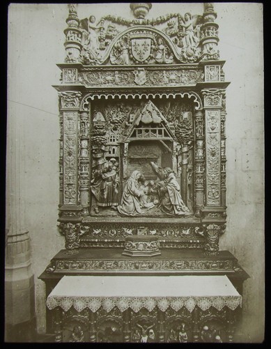 Glass magic lantern slide - magic,