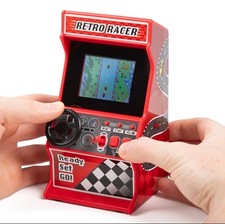 Orb Retro Game Console Mini Arcade 30 Classic Titles Portable Racing Machine Toy