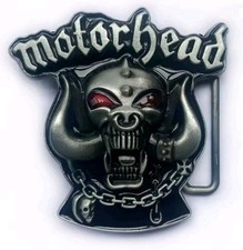 Warpig Motorhead Style Belt Buckle Biker Rock Metal Music Motor Head