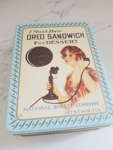 Vintage oreo sandwich tin - oreo,