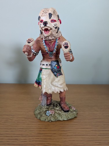 Vintage kachina warrior - kachina, 7”