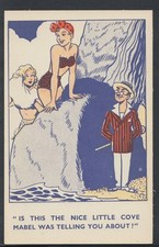 Comic Postcard - Saucy /