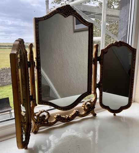 Vintage ornate gilt wood - vintage,