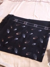Womens Scarf Shawl Black