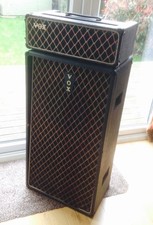 Vintage 1960s Vox AC50 Foundation Bass  Amp and Speaker Cabinet - Beatles style!