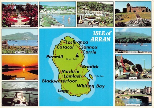 Map isle arran - map,