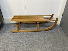 Vintage Davos Wooden Sledge