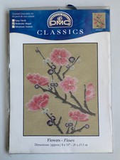 DMC CLASSICS - Flowers - Cross Stitch Embroidery Kit K5547 - 20 x 25.5 cm