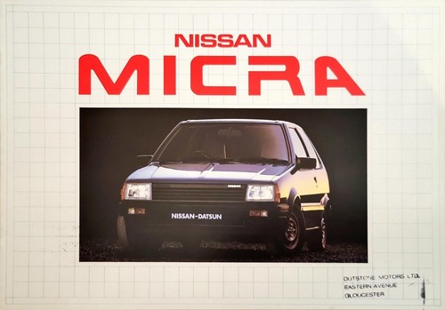 Nissan micra k10 - micra, 1983
