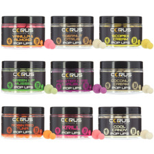 Corus Carp Fishing Pop Ups Boilies Bait 15mm 10mm Krill Vanilla, Almond Scopex
