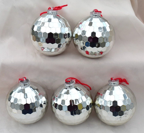 Vtg christmas tree baubles - christmas,