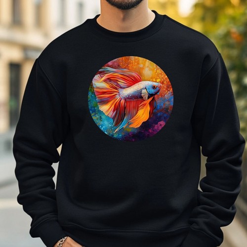 Fighting fish portrait - fighting,
