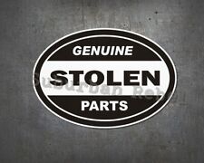 Genuine Stolen Parts Stickers