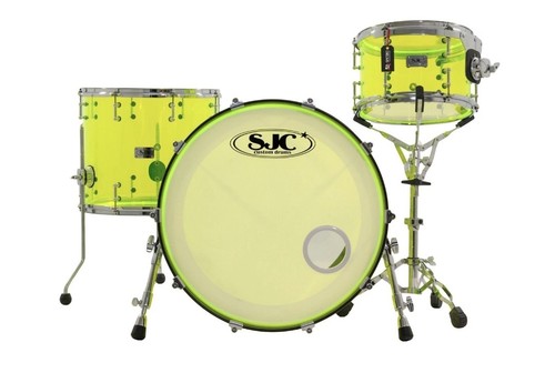 Sjc custom drums acrylic - sjc,
