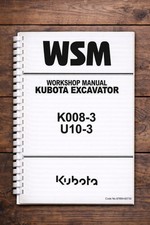 KUBOTA EXCAVATOR K008-3 U10-3