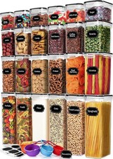24Pcs Airtight Food Storage