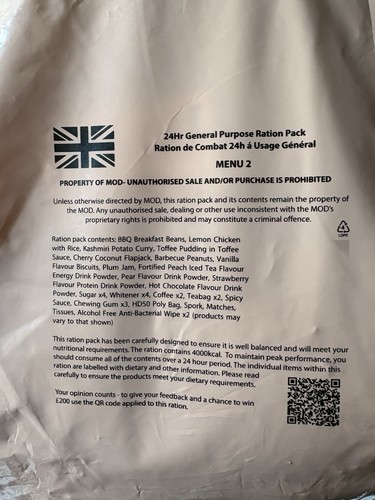 British army hour - army, ration