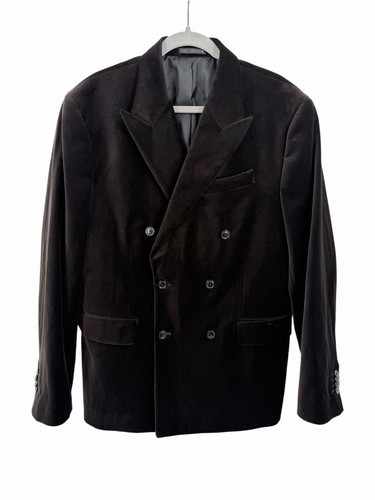 Zara men black velvet - men's,