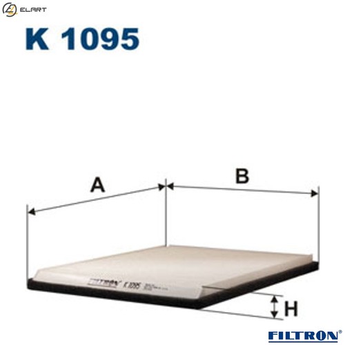 Filter cabin air - air, 1095