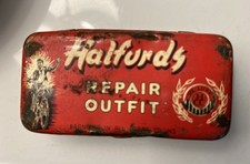 Halfords Vintage Cycle Repair Outfit Puncture Kit Original Tin