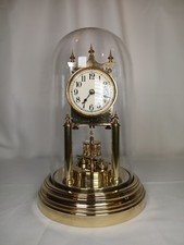 Gustav Becker 400 Day Anniversary Glass Dome Clock. 1908.