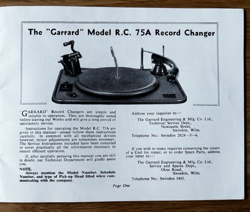 1950 garrard automatic - 1950's,