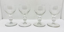 Set Of 4 Vintage Crystal