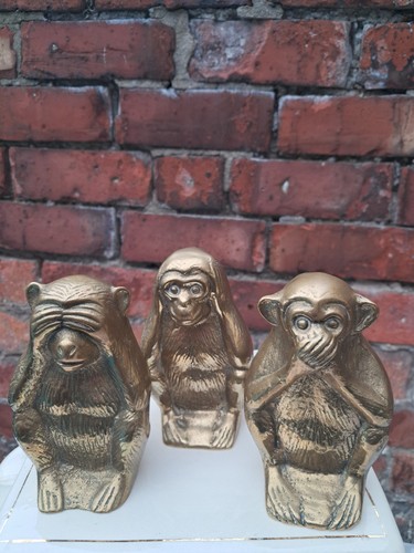 Vintage set three - set, brass