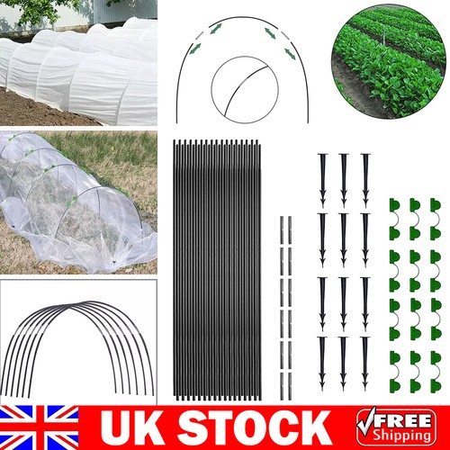 Greenhouse hoops plant grow - greenhouse,