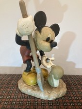 Mickey Mouse Gardener Statue by Henri Studios 40cm. Disney. Rare. VGC