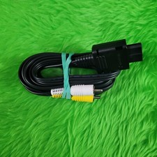 gamecube AV LEAD/CABLE Nintendo OFFICIAL Genuine Also Compatible With SNES & N64