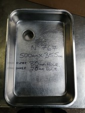 NO767 MINCE MEAT GRINDER HOPPER 500MM X 355MM X 80MM