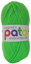 Cygnet PATO DK Knitting Yarn / Wool - 100g Double Knit Ball - 48 Shades