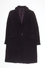 Jigsaw Women's Black Wool Long
