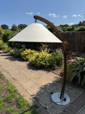 NATUZZI SALOTTI Luna Arc floor Lamp, 1990's Italian Vintage Retro light