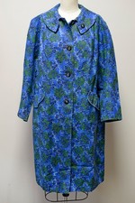 Vintage 1960s Blue Black Green