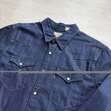 Levi's Denim Shirt Mens Blue