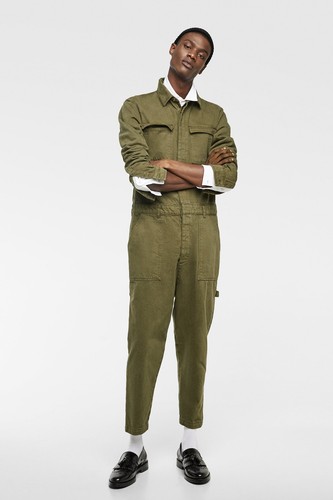Zara man khaki - man, cotton