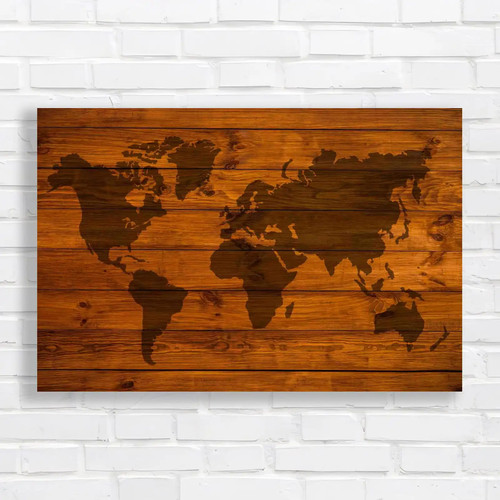 Vintage wooden world - vintage,