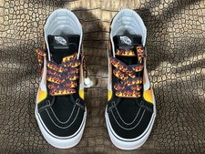 VANS SK8 Hi Top Flames Shoes