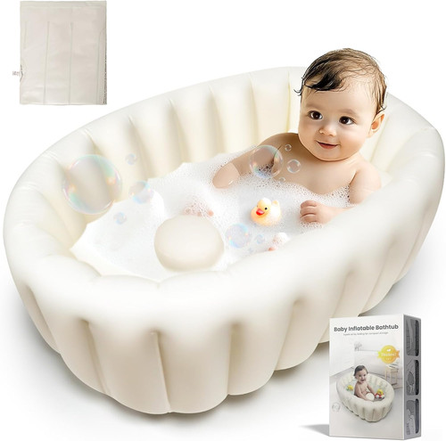Inflatable baby bath - inflatable, bath,