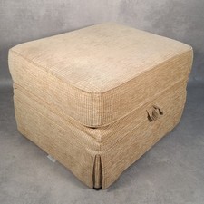 Vintage Upholstered Pouffe