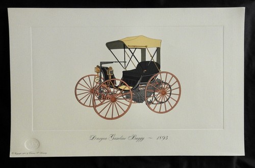 1893 duryea gasoline buggy - duryea, car