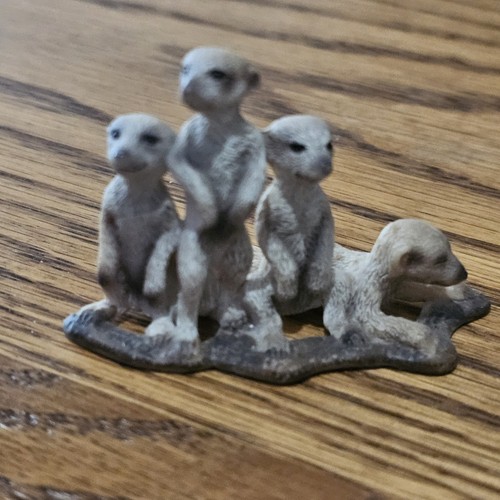 Meerkat figurine set gray - -,