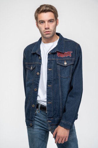Slipknot denim jacket - slipknot, tribal