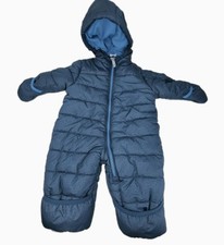Carters Blue Puffer Snow Suit