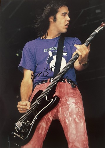 Krist novoselic signed photo - krist,